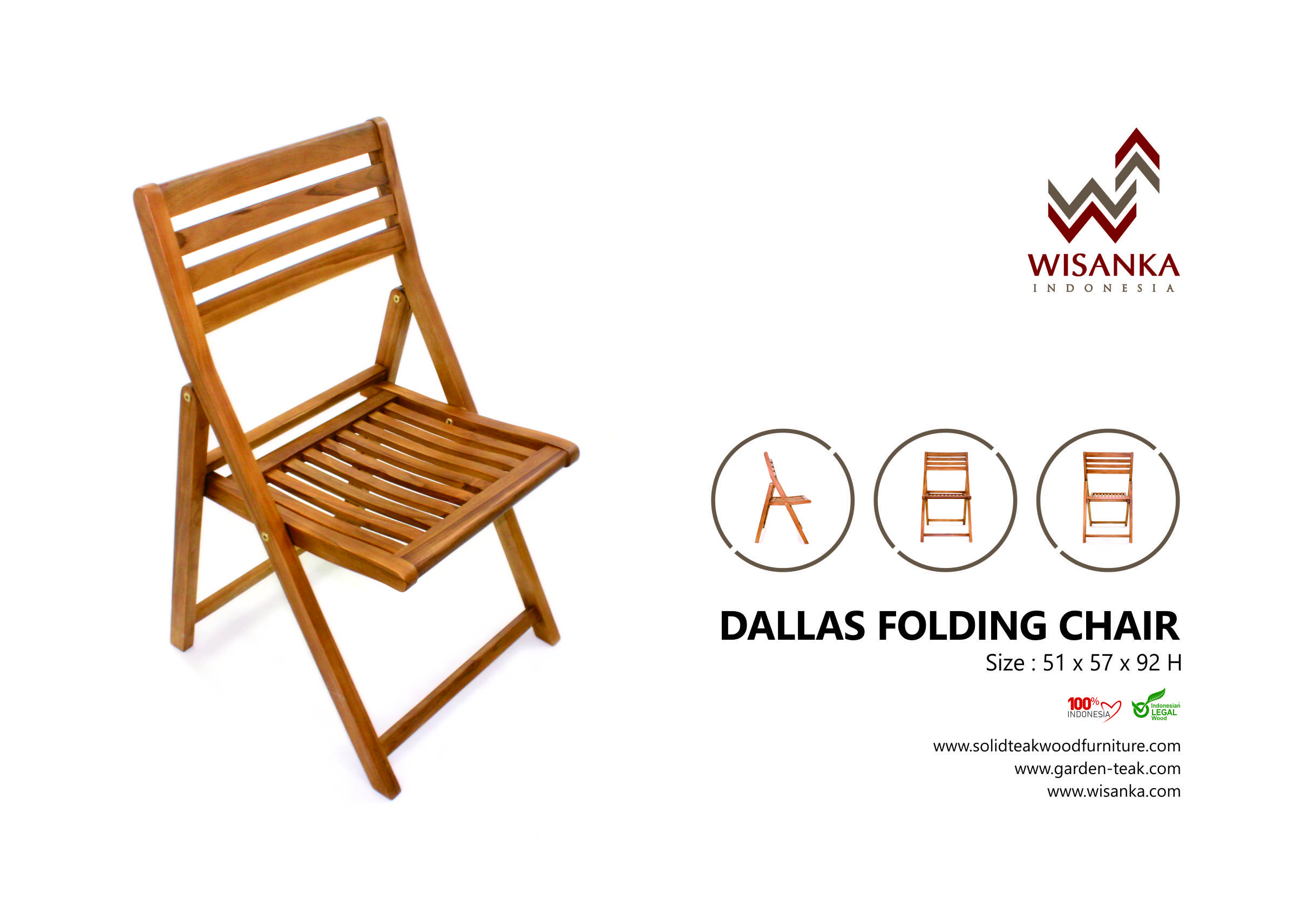 Dallas Folding Chair Wholesale Furniture New Arrival