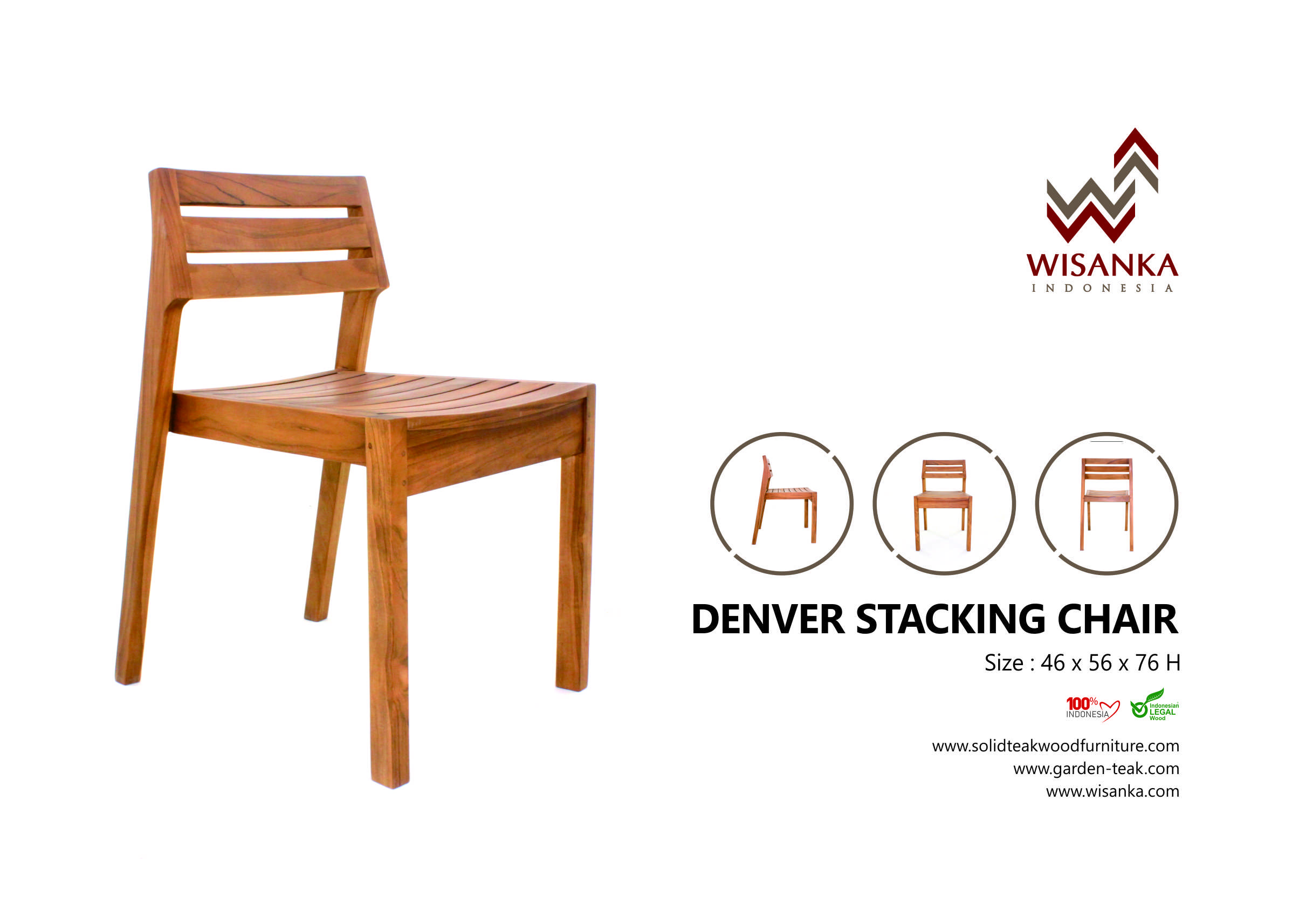 Denver Stacking Chair Wholesale Furniture New Arrival